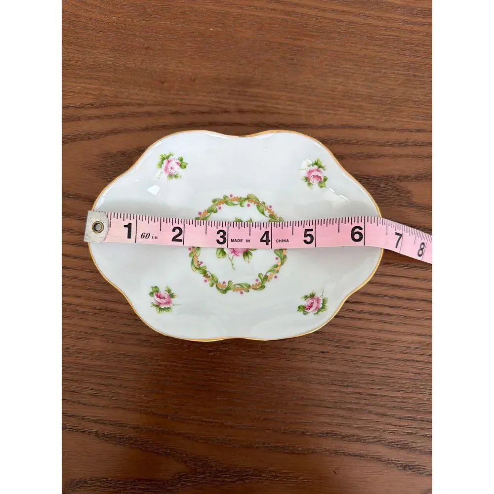 Vintage Limoges France Porcelaine Demitasse Tray by Porcelaine Florence
